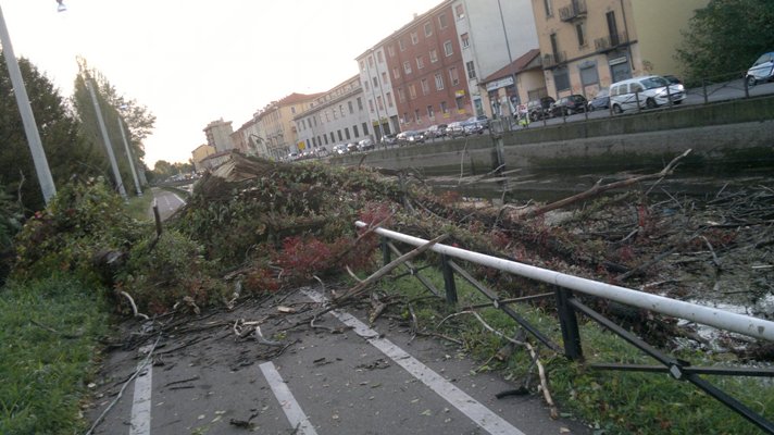 La mattina dopo il nubifragio del 10 ottobre 2013