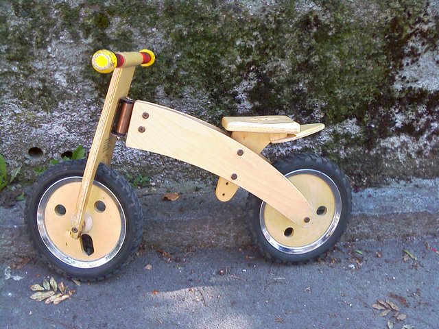 minibici in legno