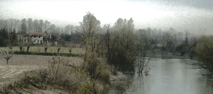 il fiume livenza ... avvolto dalla nebbia autunnale
